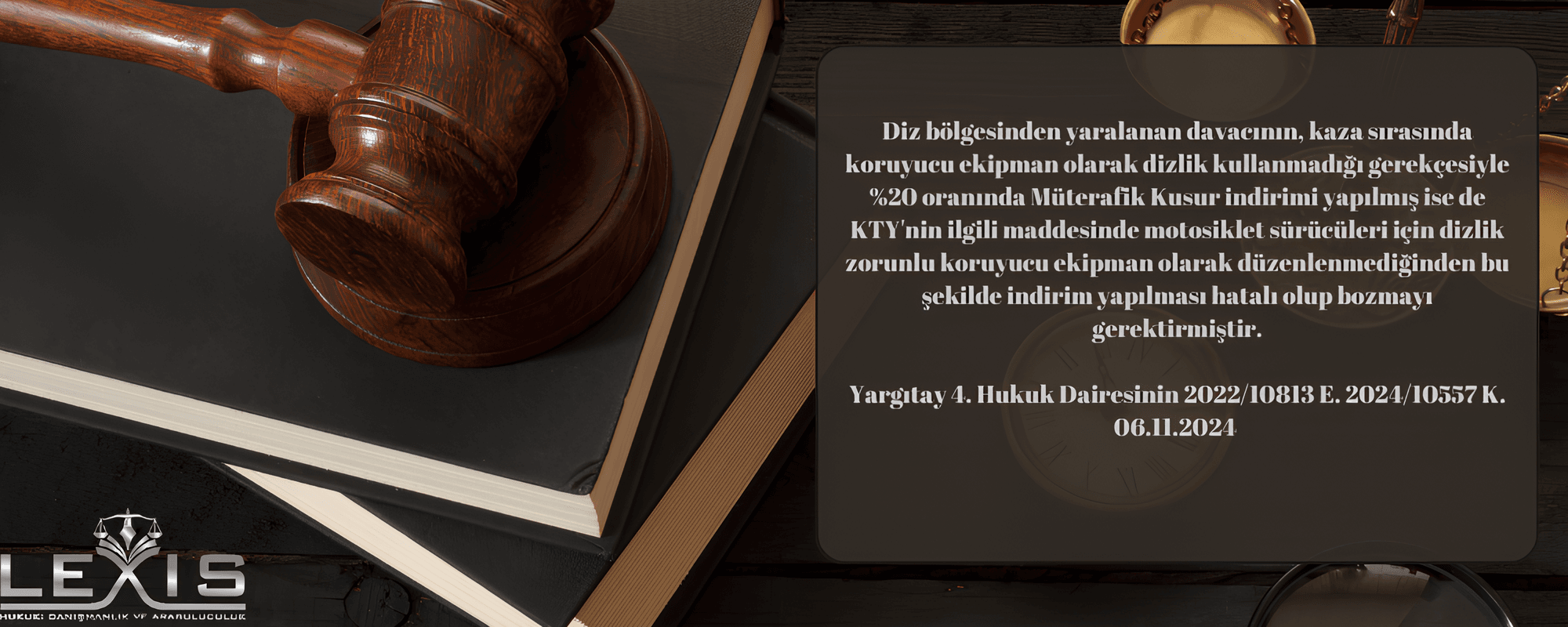 Yargıtay'dan Emsal Karar: Dizlik Zorunlu Ekipman Değildir, Müterafik Kusur Sayılamaz !! - 297