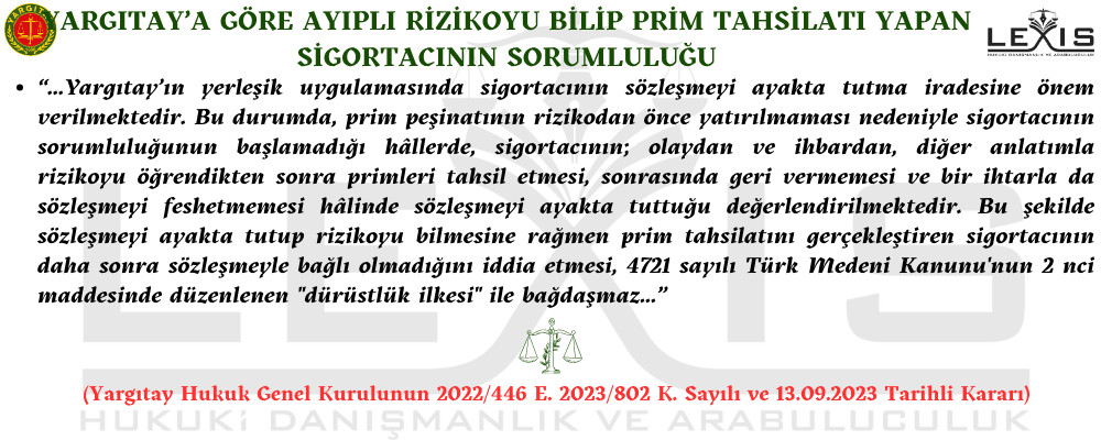 Rizikoyu Bilip Prim Tahsilatı Yapan Sigortacının Sorumluluğu - rizikoyu-bilip-prim-tahsilatini-yapan-sigortacinin-sorumlulugu